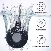 Air tag Holder for Apple Airtag Case with Keychain Key Ring Silicone Air tags Cover