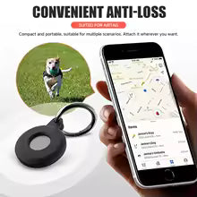 Air tag Holder for Apple Airtag Case with Keychain Key Ring Silicone Air tags Cover